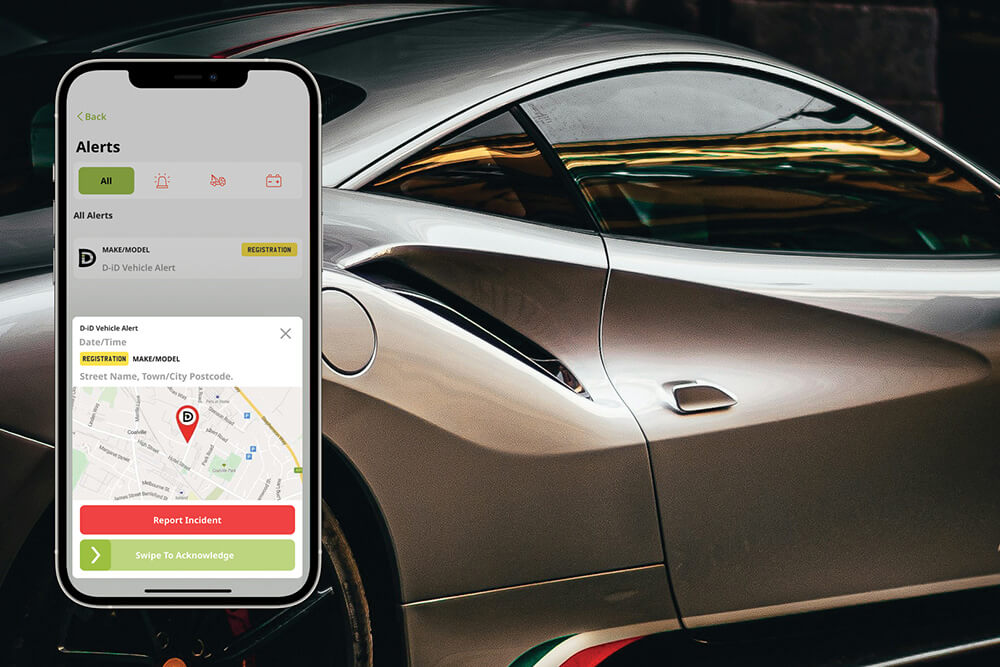 car and iphone app featuring D-i|D