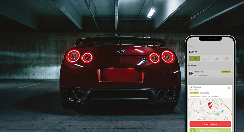 Global Telemetrics app and car