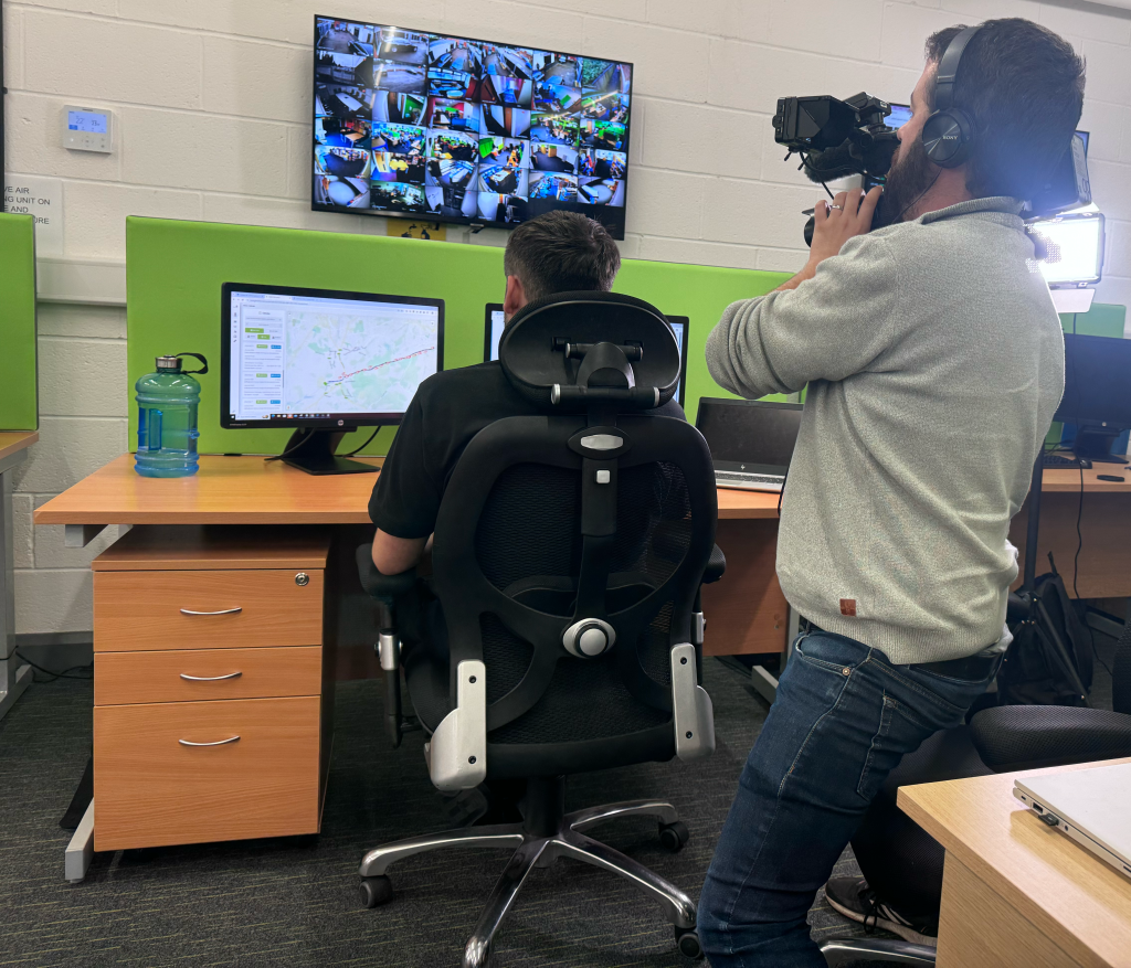 filming at the office