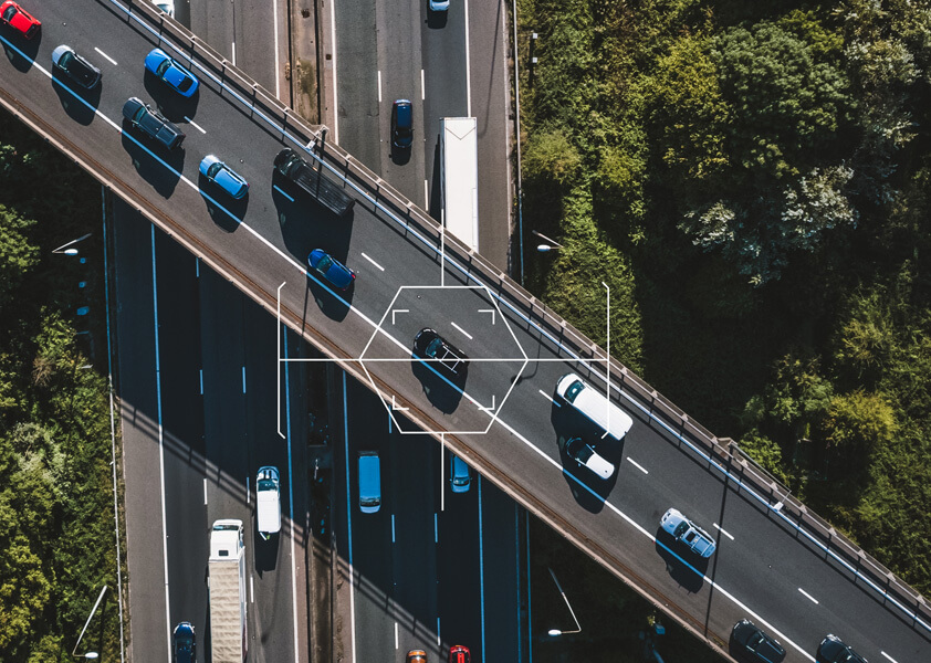 Car being tracked
